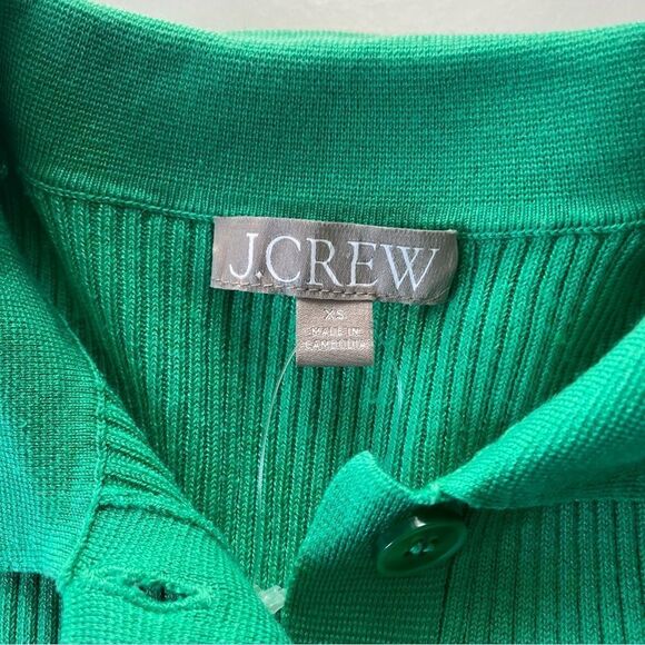 J.Crew *GREEN* TENCEL™ lyocell-blend short-sleeve polo shirt - Picture 6 of 9